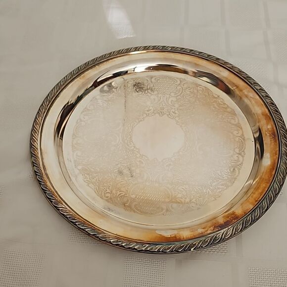 Star E.P Steel Silver Platter 13"-13" - Picture 15 of 16